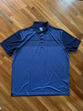 Men's Callaway | Opti-Dri Golf Polo | Navy Blue & Steel Blue | 2XL | New w/ Flaw